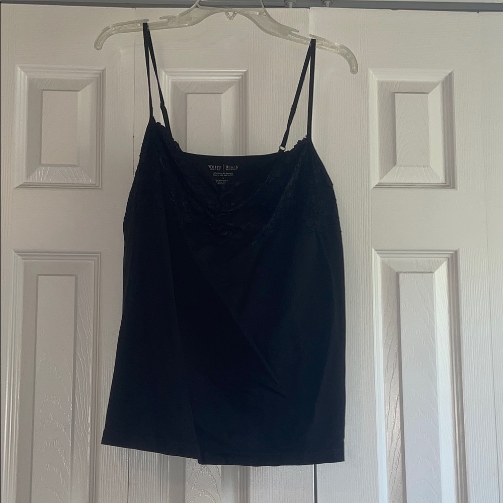 White House Black Market Black Camisole